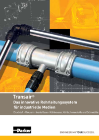 Transair® Das innovative Rohrleitungssystem für industrielle Medien