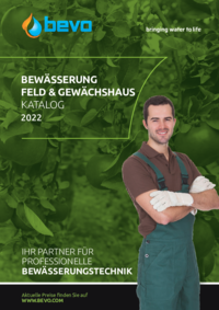 Bewässerung Feld & Gewächshaus Katalog 2022