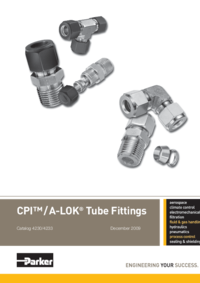 CPI™ / A-LOK® Tube Fittings (EN)