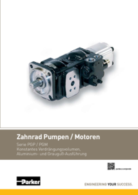 Zahnrad Pumpen / Motoren Serie PGP / PGM